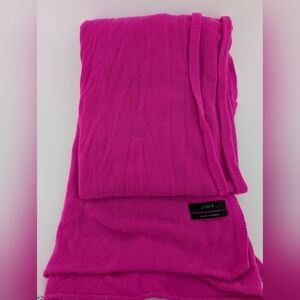 J. Crew Hot Pink Knit Scarf